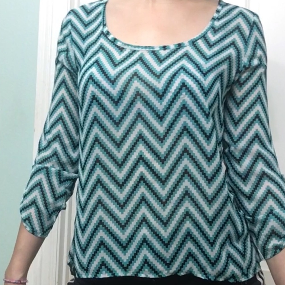 3/4 sleeve open back top